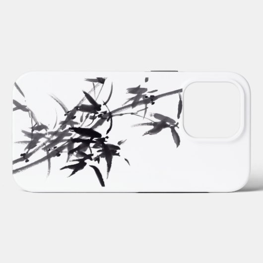 Chinesische Kunst mit Bambusmalerei Case-Mate iPhone Case (Achterkant (horizontaal))