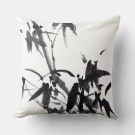 Chinesische Kunst mit Bambusmotiv Kussen