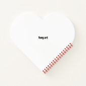 Chinesische Kunst mit Kalligraphie & Hummelmalerei Notitieboek (Achterkant)