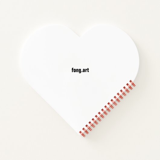 Chinesische Kunst mit Kalligraphie & Hummelmalerei Notitieboek (Achterkant)