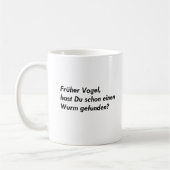 Chinesische Tuschekunst mit Amsel-Vogelmotiv  Koffiemok (Links)