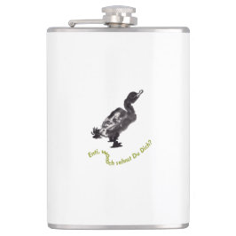 Chinesische Tuschekunst mit Entenmotiv Heupfles