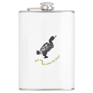 Chinesische Tuschekunst mit Entenmotiv Heupfles