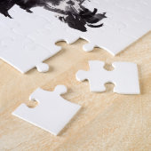 Chinesische Tuschekunst mit Entenmotiv Legpuzzel (Zijkant)