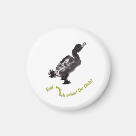 Chinesische Tuschekunst mit Entenmotiv Magneet