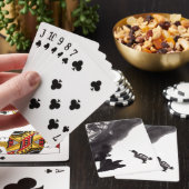Chinesische Tuschekunst mit Entenmotiv Pokerkaarten (Insitu)