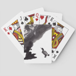 Chinesische Tuschekunst   mit Entenmotiv Pokerkaarten