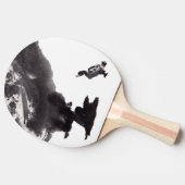 Chinesische Tuschekunst mit Entenmotiv Tafeltennisbatje (Zijkant)