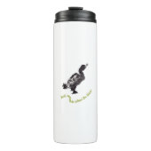 Chinesische Tuschekunst mit Entenmotiv Thermosbeker (Voorkant)