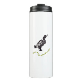 Chinesische Tuschekunst mit Entenmotiv Thermosbeker