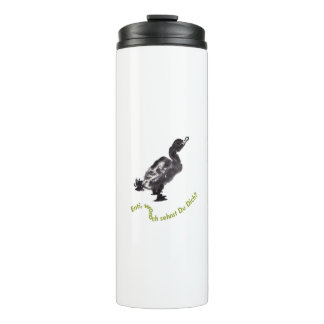 Chinesische Tuschekunst mit Entenmotiv Thermosbeker