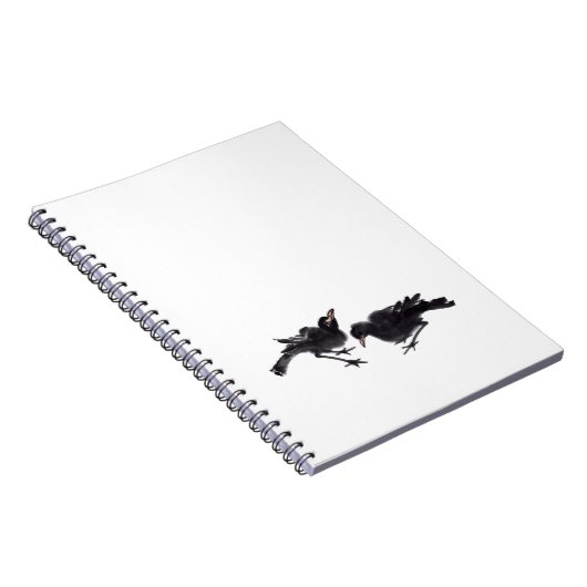 Chinesische Tuschekunst mit Vogelmotiv Notitieboek (Rechterzijde)