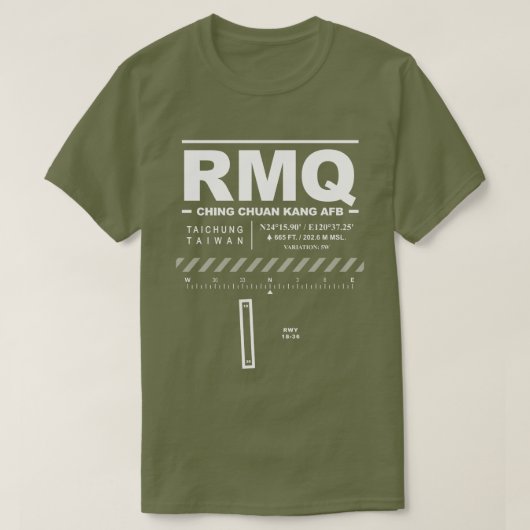 Ching Chuan Kang Luchtmachtbasis RMQ T-shirt (Design voorkant)