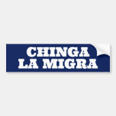 Chinga la Migra Bumpersticker (Voorkant)