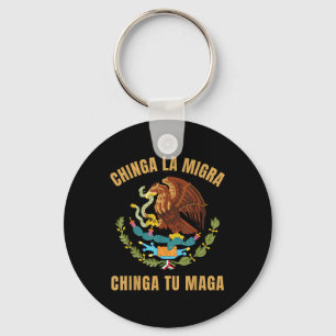 Chinga La Migra Chinga Tu Mexicaanse immigrantenre Sleutelhanger