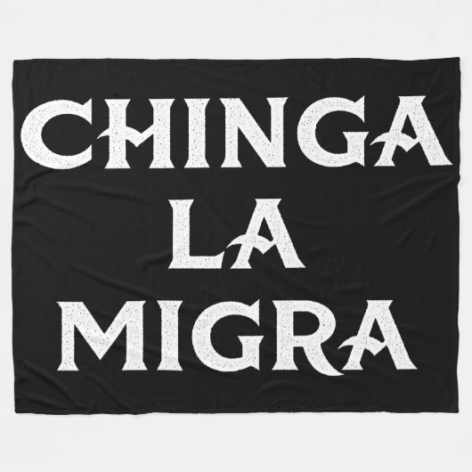Chinga LA Migra Fleece Deken (Voorkant (Horizontaal))