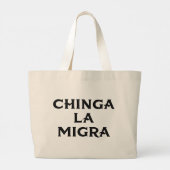 Chinga LA Migra Grote Tote Bag (Achterkant)