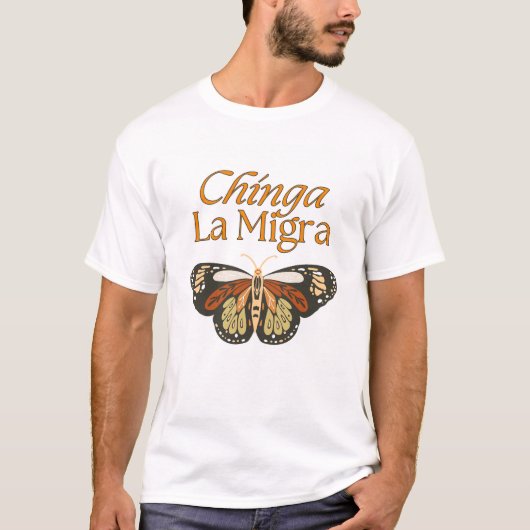 Chinga La Migra - ICE Afschaffen T-shirt (Voorkant)