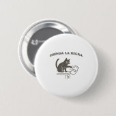 Chinga La Migra Immigratie Afschaffen Ijs Moppige Ronde Button 5,7 Cm (Voorkant /achterkant)