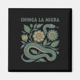 Chinga La Migra Immigratie Trump 2025 Magneet