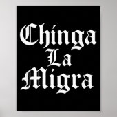 Chinga La Migra Resist Ice  Poster (Voorkant)