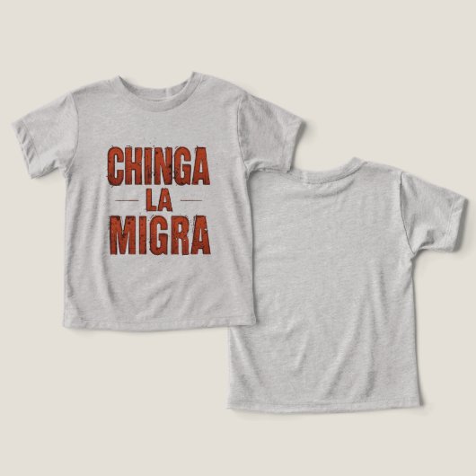 Chinga La Migra Shirt – Bold Protest & Activisme (Ontwerp Voorkant & Achterkant)