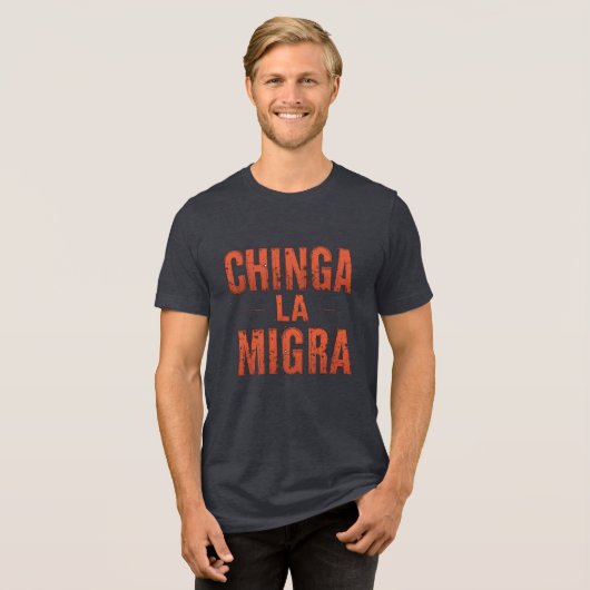 Chinga La Migra Shirt – Bold Protest & Activisme (Voorkant volledig)