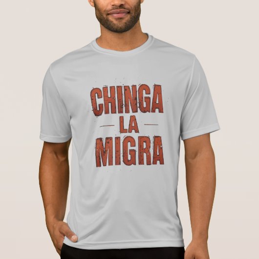 Chinga La Migra Shirt – Bold Protest & Activisme (Voorkant)