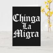 Chinga La Migra Weerstaat Ijs  Kaart (Gele Bloem)