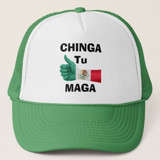 Chinga Tu Maga Petthoed Trucker Pet (Voorkant)