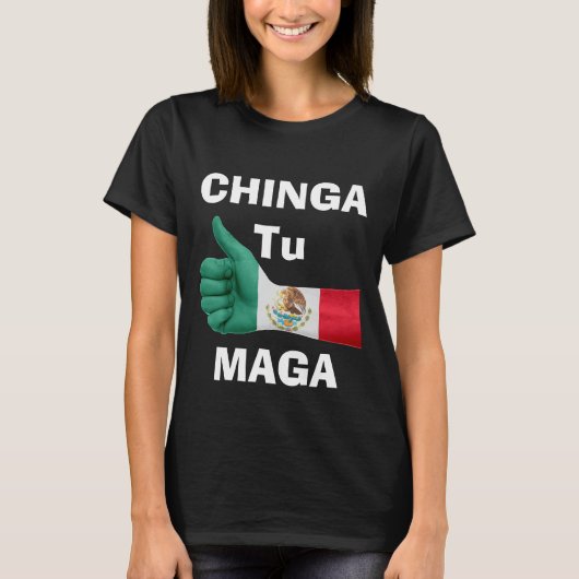 Chinga Tu Maga T-shirt (Voorkant)