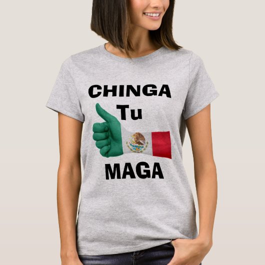 Chinga Tu Maga T-shirt (Voorkant)