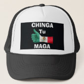 Chinga Tu Maga Trucker Hat Pet (Voorkant)