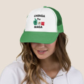 Chinga Tu Maga Trucker Hat Pet (In situ)