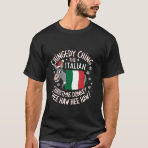 Chingedy Ching De Italiaanse Kerst Ezel Xmas H T-shirt