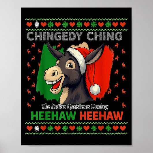 Chingedy Ching Dominick Het Italiaanse Kerstmis Xm Poster (Voorkant)