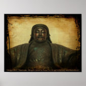 Chinggis Khan, Ulaanbaatar, Mongolië Poster (Voorkant)
