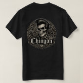 Chingon Rockabilly Skull Back hit T-shirt (Design achterkant)