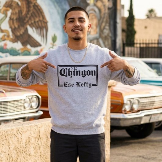 Chingón sweatshirt met eigen naam