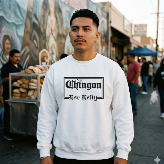 Chingón sweatshirt met eigen naam