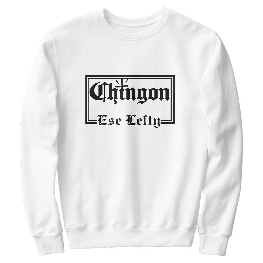 Chingón sweatshirt met eigen naam