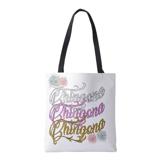 Chingona boodschaptas tote bag