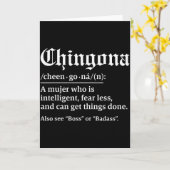Chingona Definitie, Chillona Maar Chingona Kaart (Gele Bloem)