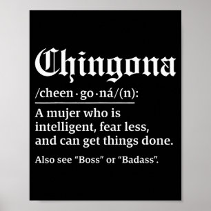 Chingona Definitie, Chillona Maar Chingona Poster