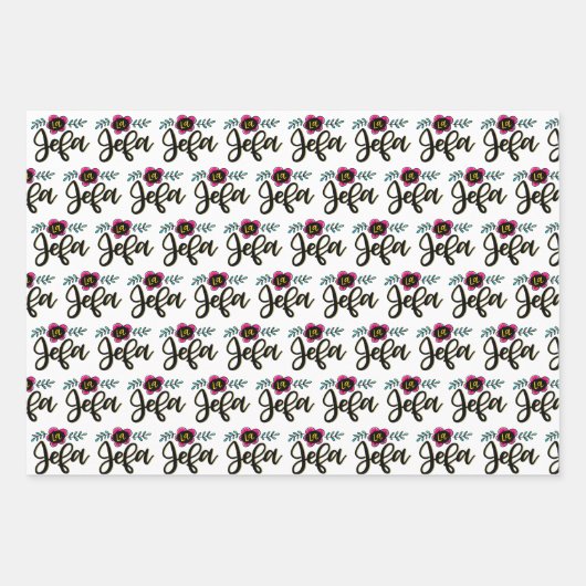 Chingona, La Jefa, No Estes Chingando, set of 3 Inpakpapier Vel (Voorkant 3)