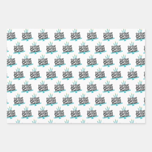 Chingona, La Jefa, No Estes Chingando, set of 3 Inpakpapier Vel (Voorkant)