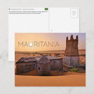 Chinguetti, Mauritanië Reisansichtkaart Briefkaart