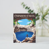 Chinhoyi Grotto Zimbabwe Briefkaart (Staand voorkant)