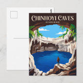 Chinhoyi Grotto Zimbabwe Briefkaart (Voorkant / Achterkant)
