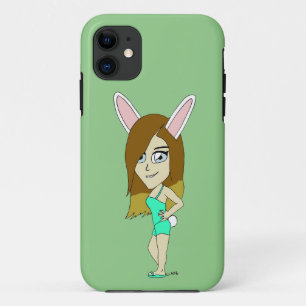 Chini Bunny meisje Case-Mate iPhone Case